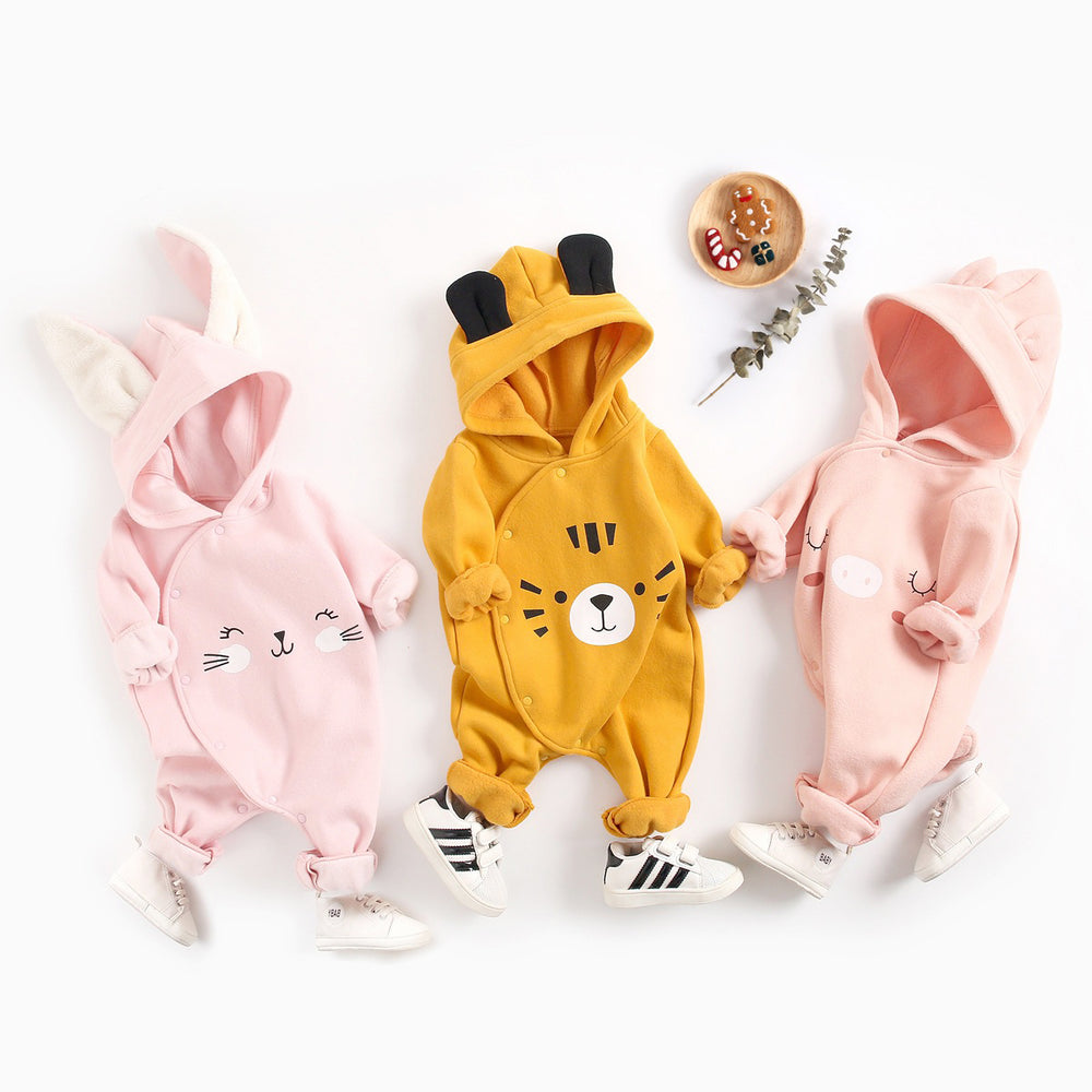 Baby Kid Girls Animals Cartoon Print Jumpsuits Wholesale 920710428