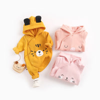 Load image into Gallery viewer, Baby Kid Girls Animals Cartoon Print Jumpsuits Wholesale 920710428
