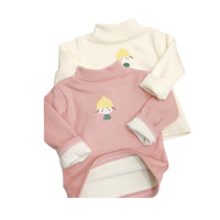 Load image into Gallery viewer, Kid Girls Cartoon Muslin&amp;Ribbed Print Tops Wholesale 92719159
