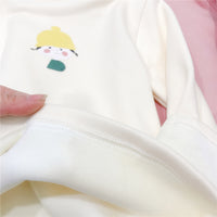 Load image into Gallery viewer, Kid Girls Cartoon Muslin&amp;Ribbed Print Tops Wholesale 92719159
