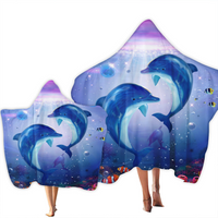 Load image into Gallery viewer, Unisex Rainbow Animals Cartoon Print Beach Accessories Blankets Wholesale 220606167
