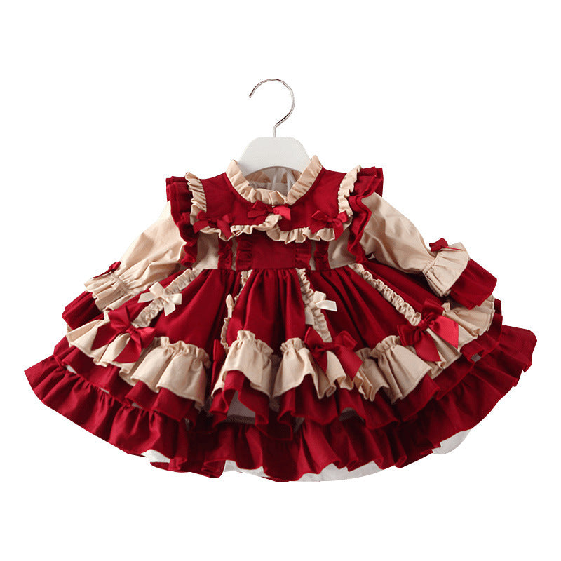 Baby Kid Girls Bow Dressy Birthday Party Dresses Princess Dresses Wholesale 947410280