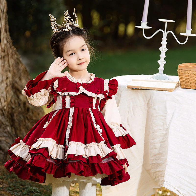 Baby Kid Girls Bow Dressy Birthday Party Dresses Princess Dresses Wholesale 947410280