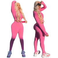 Load image into Gallery viewer, 2 Pieces Set Women Sports Solid Color Wholesale 94879434
