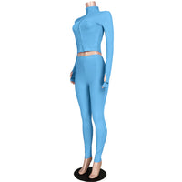 Load image into Gallery viewer, 2 Pieces Set Women Sports Solid Color Wholesale 94879434
