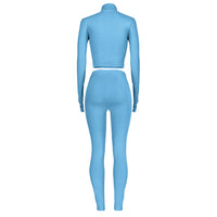 Load image into Gallery viewer, 2 Pieces Set Women Sports Solid Color Wholesale 94879434

