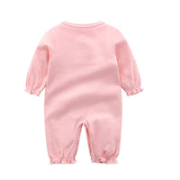 Load image into Gallery viewer, 2 Pieces Set Baby Girls Solid Color Bow Lace Jumpsuits Wholesale 294810791
