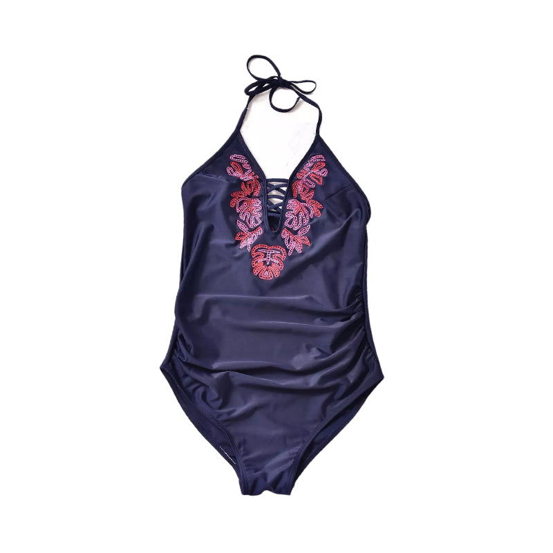 Women Flower Embroidered Beach Swimwears Wholesale 96259338