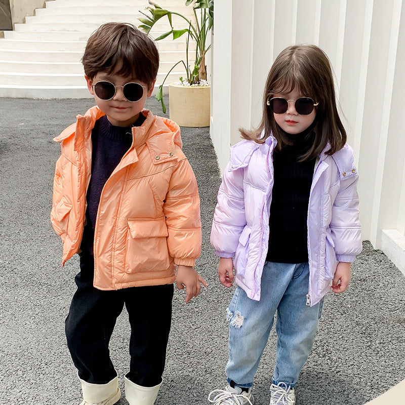Kid Girls Boys Solid Color Jackets Outwears Wholesale 968910352