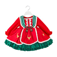 Load image into Gallery viewer, Baby Kid Girls Animals Bow Print Dressy Birthday Party Spanish Dresses Princess Dresses Wholesale 969810290
