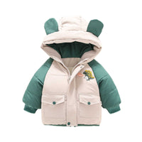 Load image into Gallery viewer, Baby Kid Boys Color-blocking Dinosaur Coats Wholesale 97789195
