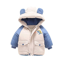 Load image into Gallery viewer, Baby Kid Boys Color-blocking Dinosaur Coats Wholesale 97789195
