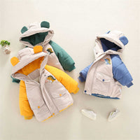 Load image into Gallery viewer, Baby Kid Boys Color-blocking Dinosaur Coats Wholesale 97789195
