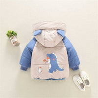 Load image into Gallery viewer, Baby Kid Boys Color-blocking Dinosaur Coats Wholesale 97789195
