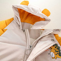 Load image into Gallery viewer, Baby Kid Boys Color-blocking Dinosaur Coats Wholesale 97789195

