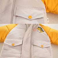 Load image into Gallery viewer, Baby Kid Boys Color-blocking Dinosaur Coats Wholesale 97789195
