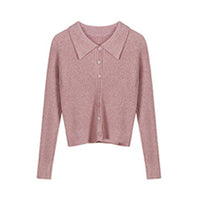 Load image into Gallery viewer, Women Solid Color Muslin&amp;Ribbed Knitwear Cardigan Wholesale 97819310
