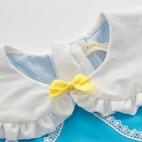 Load image into Gallery viewer, Baby Kid Girls Color-blocking Bow Dressy Birthday Party Spanish Dresses Princess Dresses Wholesale 982610297
