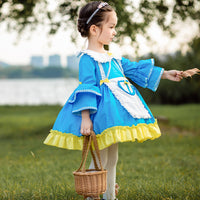 Load image into Gallery viewer, Baby Kid Girls Color-blocking Bow Dressy Birthday Party Spanish Dresses Princess Dresses Wholesale 982610297
