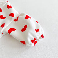 Load image into Gallery viewer, Baby Girls Love heart Print Rompers Wholesale 99178605
