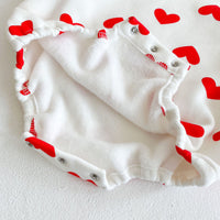Load image into Gallery viewer, Baby Girls Love heart Print Rompers Wholesale 99178605
