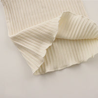 Load image into Gallery viewer, 2 Pieces Set Baby Kid Girls Solid Color Muslin&amp;Ribbed Tank Tops And Shorts Sleepwears Wholesale 996211923
