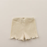 Load image into Gallery viewer, 2 Pieces Set Baby Kid Girls Solid Color Muslin&amp;Ribbed Tank Tops And Shorts Sleepwears Wholesale 996211923
