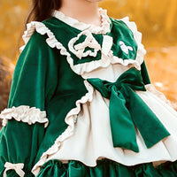 Load image into Gallery viewer, Baby Kid Girls Love heart Bow Lace Birthday Party Dresses Princess Dresses Wholesale 998810237
