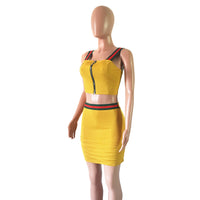 Load image into Gallery viewer, 2 Pieces Set Women Striped Wholesale 99949435
