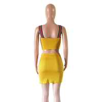 Load image into Gallery viewer, 2 Pieces Set Women Striped Wholesale 99949435
