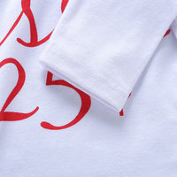 Load image into Gallery viewer, 2 Pieces Set Baby Girls Letters Rompers And Striped Pants Wholesale 86187585
