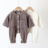 Load image into Gallery viewer, Baby Unisex Solid Color Jumpsuits Wholesale 220817270

