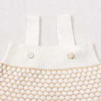 Load image into Gallery viewer, Baby Girls Crochet Rompers Wholesale 22081706
