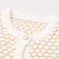 Load image into Gallery viewer, Baby Girls Crochet Rompers Wholesale 22081706
