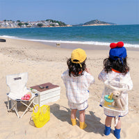 Load image into Gallery viewer, Baby Kid Girls Letters Checked Dresses Wholesale 220328457
