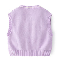 Load image into Gallery viewer, Baby Kid Girls Flower Crochet Vests Waistcoats Knitwear Wholesale 220817199
