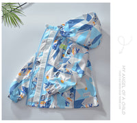 Load image into Gallery viewer, Kid Big Kid Boys Letters Cartoon Print Jackets Outwears Wholesale 220823185
