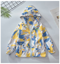 Load image into Gallery viewer, Kid Big Kid Boys Letters Cartoon Print Jackets Outwears Wholesale 220823185
