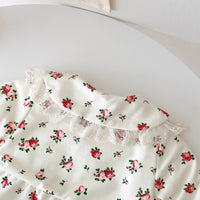 Load image into Gallery viewer, Baby Kid Girls Flower Lace Print Jumpsuits Wholesale 221121353
