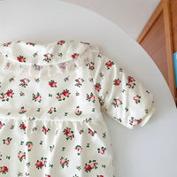 Load image into Gallery viewer, Baby Kid Girls Flower Lace Print Jumpsuits Wholesale 221121353
