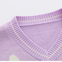 Load image into Gallery viewer, Baby Kid Girls Flower Crochet Vests Waistcoats Knitwear Wholesale 220817199
