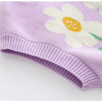 Load image into Gallery viewer, Baby Kid Girls Flower Crochet Vests Waistcoats Knitwear Wholesale 220817199
