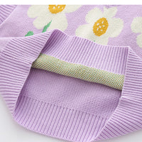 Load image into Gallery viewer, Baby Kid Girls Flower Crochet Vests Waistcoats Knitwear Wholesale 220817199
