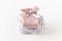 Load image into Gallery viewer, Baby Girls Solid Color Bow Accessories Socks Wholesale 22030245
