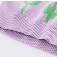 Load image into Gallery viewer, Baby Kid Girls Flower Crochet Vests Waistcoats Knitwear Wholesale 220817199
