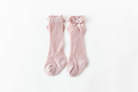 Load image into Gallery viewer, Baby Girls Solid Color Bow Accessories Socks Wholesale 22030245
