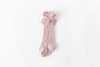 Load image into Gallery viewer, Baby Girls Solid Color Bow Accessories Socks Wholesale 22030245
