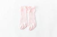 Load image into Gallery viewer, Baby Girls Solid Color Bow Accessories Socks Wholesale 22030245
