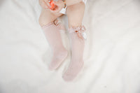 Load image into Gallery viewer, Baby Girls Solid Color Bow Accessories Socks Wholesale 22030245
