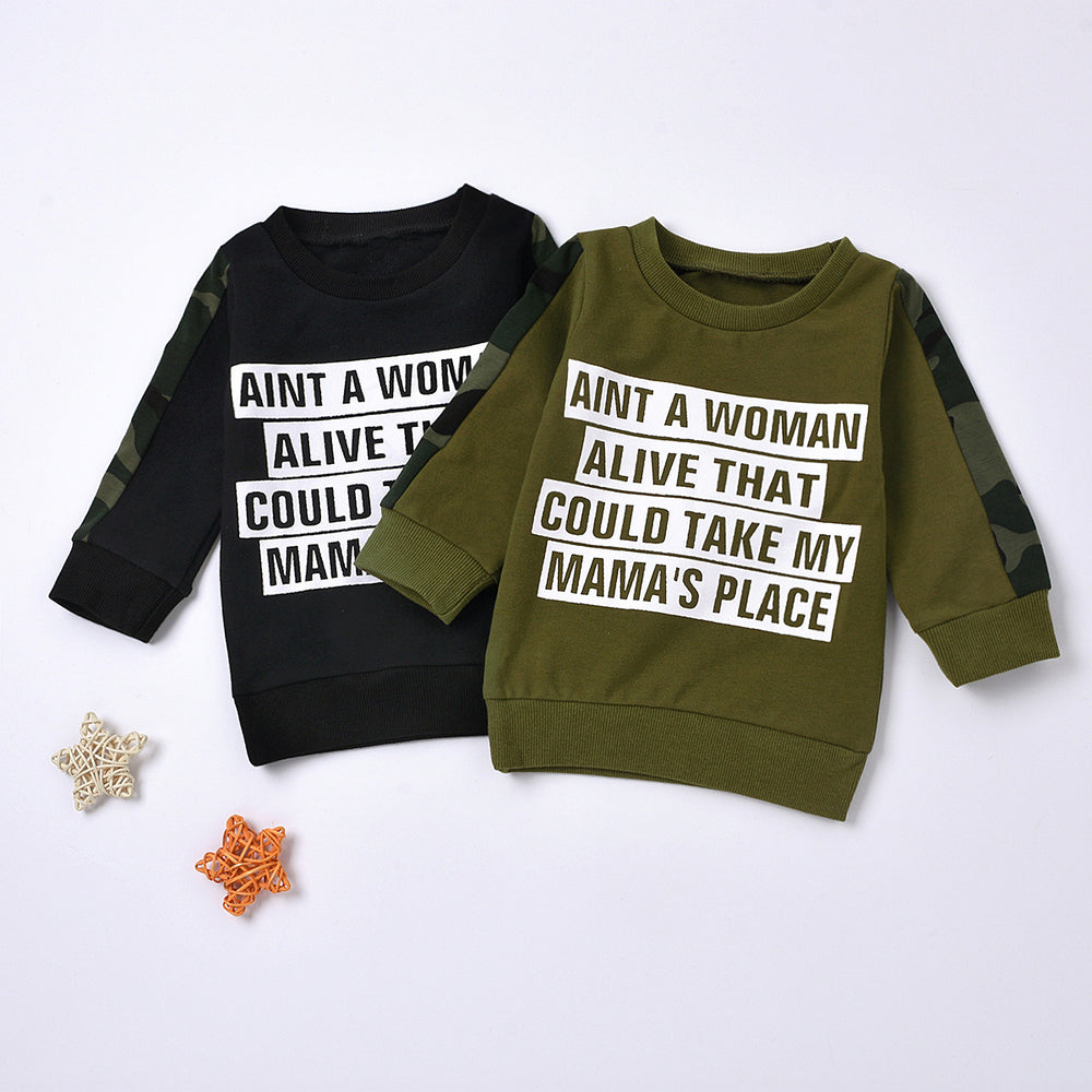 Ain't a Woman Alive That Could Take My Mama's Place Toddler Sweatshirt Wholesale 30874617